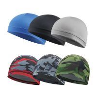 Unisex Lightweight Thermal Skull Cap Ears Warm Cycling Helmet Liner Beanie Sweat Wicking Hat Headscarf Cap for Hiking Running