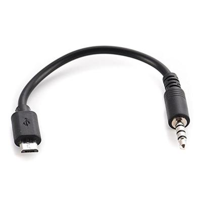 15cm Micro Usb to 3.5mm Jack Audio Cable Connector Audio Cable Adapter P5V4 Phone 3.5mm O3U6