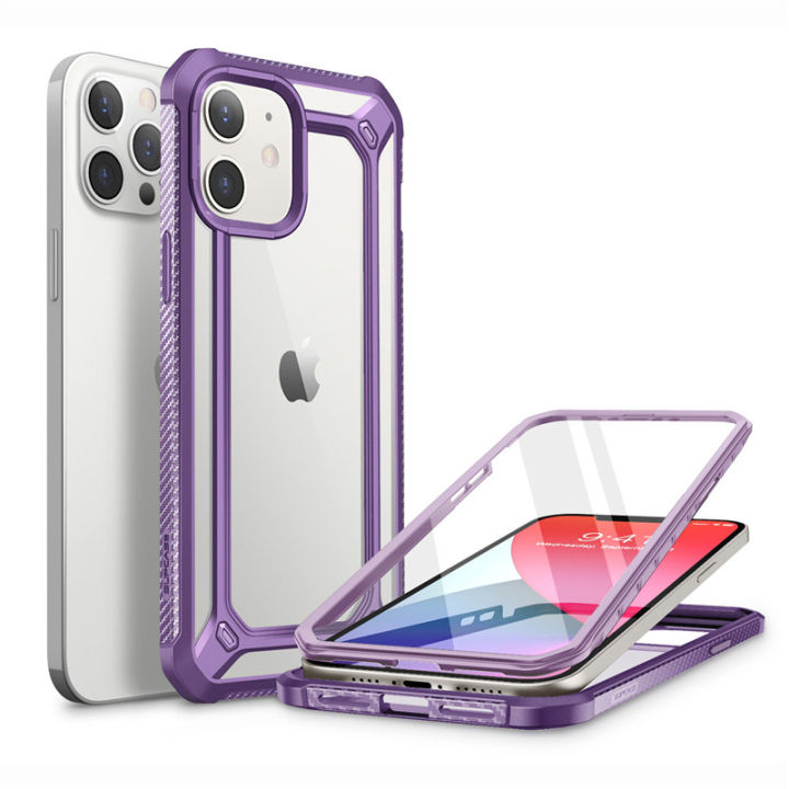 supcase-for-iphone-12-casefor-iphone-12-pro-case-6-1-ub-exo-pro-hybrid-clear-bumper-cover-with-built-in-screen-protector