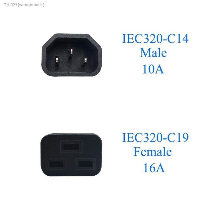 pdu-psu-apc-ups-iec-c14-male-to-c19-adapter-iec-c19-to-c14-adapter-plug-computer-room-server-power-conversion-adapter