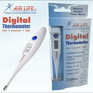 Microlife Electronic Thermometer Speed Prediction 20 Seconds Backlit Tip  MT550 / 7-4902-01 