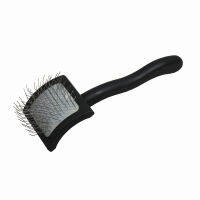 Chris Christensen Baby K Dog Slicker Brush, Groom Like a Professional, Fluff Detangle Style, Saves Time Energy, Black, Small