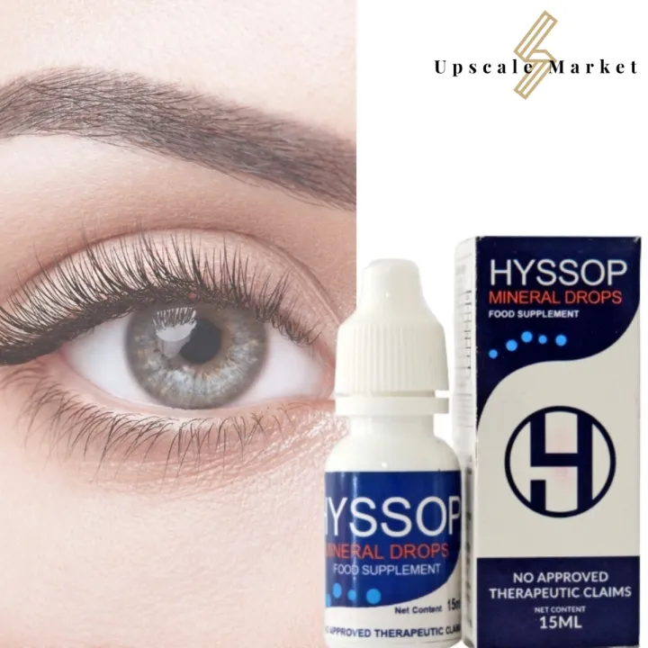 Upscale Hyssop Mineral Eye Drops Authentic Eye Care High Grade Mineral ...