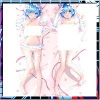 Re-Zero Kara Hajimeru Isekai Seikatsu Rem &amp; Ram โยนปลอกหมอน Emilia ปลอกหมอน Dakimakura