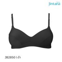 Jintana เสื้อชั้นใน (ไม่เสริมโครง) รุ่น Basic Bra รหัส JB2850 สีดำ