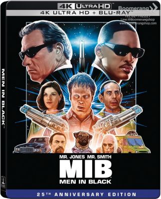 Men In Black: 25th Anniversary /เอ็มไอบี หน่วยจารชนพิทักษ์จักรวาล (ฉบับครบรอบ 25 ปี) (4K+BD Steelbook) (4K/BD มีเสียงไทย มีซับไทย) (Boomerang)