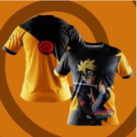 2023ใหม่ [พร้อมสต็อก] MICO N01 - BORUTO สีดำสีส้มย์ผู้ใหญ่เสื้อยืด