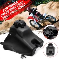 ถังก๊าซเชื้อเพลิง Petcock สำหรับ Honda CRF50 XR50 50/70/110/125 CC มอเตอร์ไซค์วิบาก Motorcycle Dirt Pit Bike Gas Fuel Tank Cap for Honda Crf50 Xr50 50/70/110/125 Cc