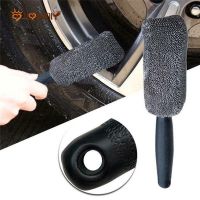 Universal Portable Microfiber Car Wheel Wash Brush / Vehicle Tire Rim Cleaning Brush / Wheel Rims Tire Washing Brush / Auto Scrub Brush / Car Wash Sponges Tools