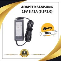 ADAPTER NOTEBOOK SAMSUNG 19V 3.42A (5.5*3.0) / อะแดปเตอร์ซัมซุง + แถมสายไฟ