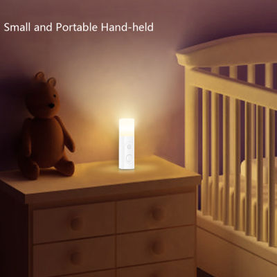 Human Body Induction Lamp Smart Bedside Night Light Infrared Sensor Portable Outdoor LED Light USB Rechargeable Design