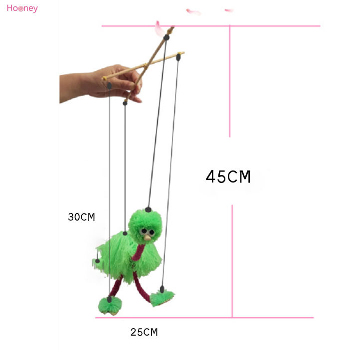 ตุ๊กตาโต้ตอบสำหรับเด็ก-hooney-ของเล่นหุ่นเชิดทหารสายถอดออกได้ของเล่นหุ่นเชิดทหารสำหรับปลูกฝังความคิดสร้างสรรค์ของเด็ก