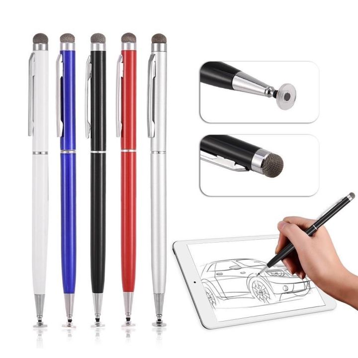 ปากกา-p-005-ปากกาทัชสกรีน-stylus-2-in-1-ใช้ได้ทุกรุ่นระบบ-android-และ-ios-มีสินค้าพร้อมส่งค่ะ