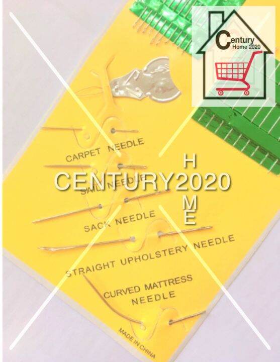 Hand Sewing Needle Set Repair Needle Straight & Curved Needle Kit 25pcs