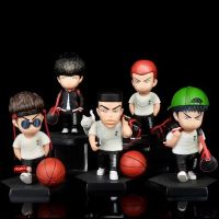 ฟิกเกอร์การตกแต่งด้วยตุ๊กตา5ตัวภาพอนิเมะ Slam Dunk Sakuragi Hanamichi คาอิเดะรูกาวา Hisashi Mitsui Ryota Miyagi อะคากิทาเคะโนะริ