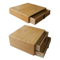 Natural Bamboo Puer Tea Canister Box Wood Color Tea Tray Kung Fu Set Teaware Ac