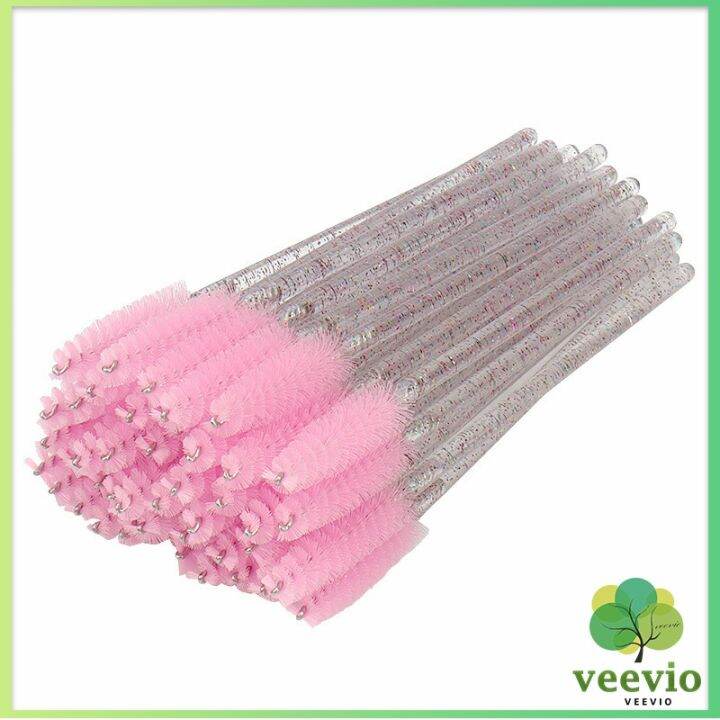 veevio-แปรงปัดขนตา-แบบใช้ครั้งเดียว-แปรงปัดขนคิ้ว-แปรงปัดมาสคาร่า-eyelash-brush