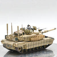 172 Scale 75032A US M1A2 TUSKII &amp; Man * 2 4th Infantry Division Bagda 2008ทหาร Combat Tracked Tank Fighting รถรุ่น