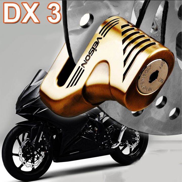 Security Motorcycle Disc Brake Lock Protect Anti Theft Disk Ultrahigh Strength Veison 2 Colors
