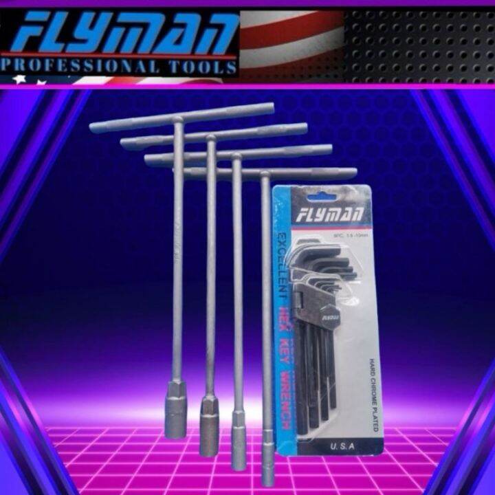 hot Flyman T wrench and allen wrench package set Lazada PH