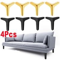 4Pcs Legs for Furniture Metal Table Feet Hardware Mount Sofa Chair Replacement Legs Home Right Angle Support Furniture Protectors Replacement Parts Fu