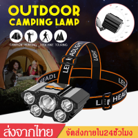 ไฟฉายคาดหัว ไฟฉายแรงสูง ไฟฉายชาร์จไฟ ไฟฉายติดหน้าผากHeadlamp USB chargingแบตทน กันน้ำ ไฟฉายคาดหัวส่องไกลSP172