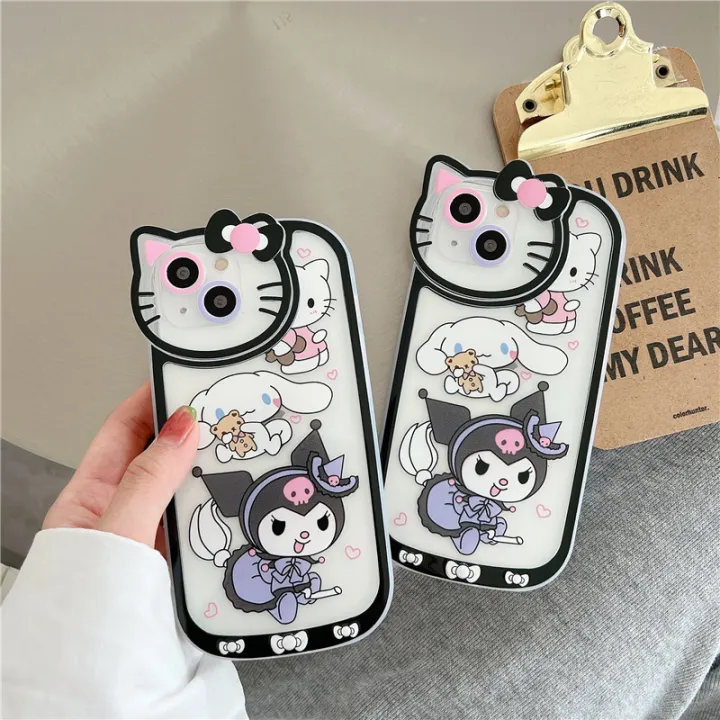 Supeso Kuromi Kitty Pudding dog Cartoon Phone Case for iPhone 13 Pro ...