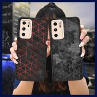 couple lambskin Phone Case For Huawei P40 protective Mens and Womens creative cute anti-fall airbag Back Cover taste