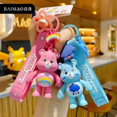 Nuolin Cute Leather Lady Girl Bear Keychain Animal Keychain Bag Charm  Pendant Jewelry Bulk 