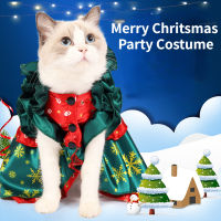 DOGLEMI Shop [Tiktok ร้อน] คริสต์มาสสัตว์เลี้ยงเครื่องแต่งกายคอสเพลย์ชุดชุดตลกชุดเคปอุปกรณ์สัตว์เลี้ยงสำหรับสุนัขแมว
