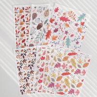 【CC】❉⊕☃  Floral Transfer Paper Leaves Papers for Polymer Clay Earring Making Tools