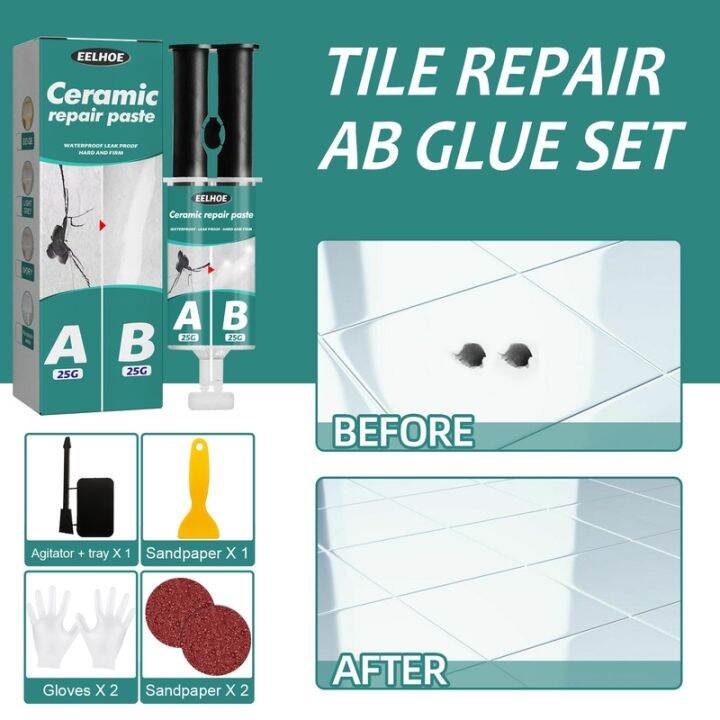 Porcelain Ceramic Tile Repair Kit Lazada.co.th
