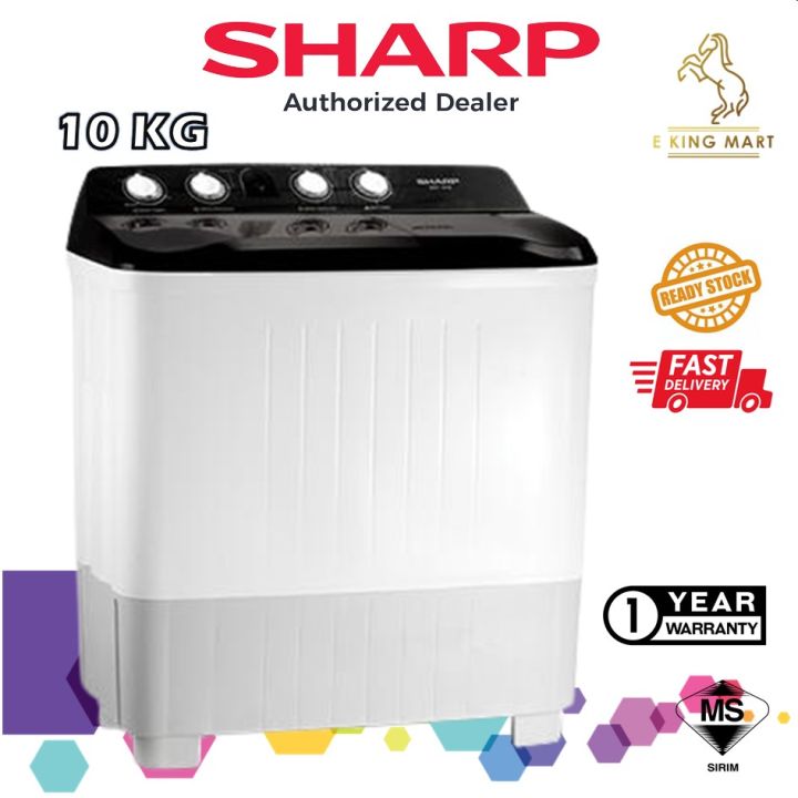 sharp semi auto washing machine 10kg