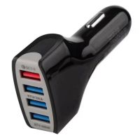 QC3.0 4-Port USB Quick Charger 4 USB Smart Fast Charging Car Charger Adapter