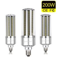 [HOT QQZIWWUJJWG 104] 200วัตต์หลอดไฟ Led E27 E40หลอดไฟ Led 110โวลต์หลอดไฟ220โวลต์ไฟ LED อลูมิเนียมข้าวโพดแสงสำหรับคลังสินค้าโรงงานแสงร้านอาหาร