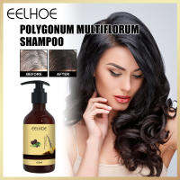 แชมพู Eelhoe Polygonum Multiforum แชมพูที่มีประสิทธิภาพที่กำจัดขนสีเทาบำรุงรากผมขาวถึงดำแชมพูป้องกันรังแคป้องกันผมร่วงมอยซ์เจอไรเซอร์เพื่อช่วยคืนความสดชื่น Anti-Itch ดูแลเส้นผมเหลวจากพืช (100มล.)