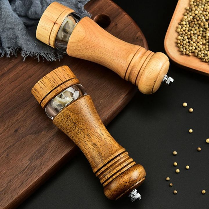 Manual Pepper Grinder Wooden Salt And Pepper Mills Multi-purpose