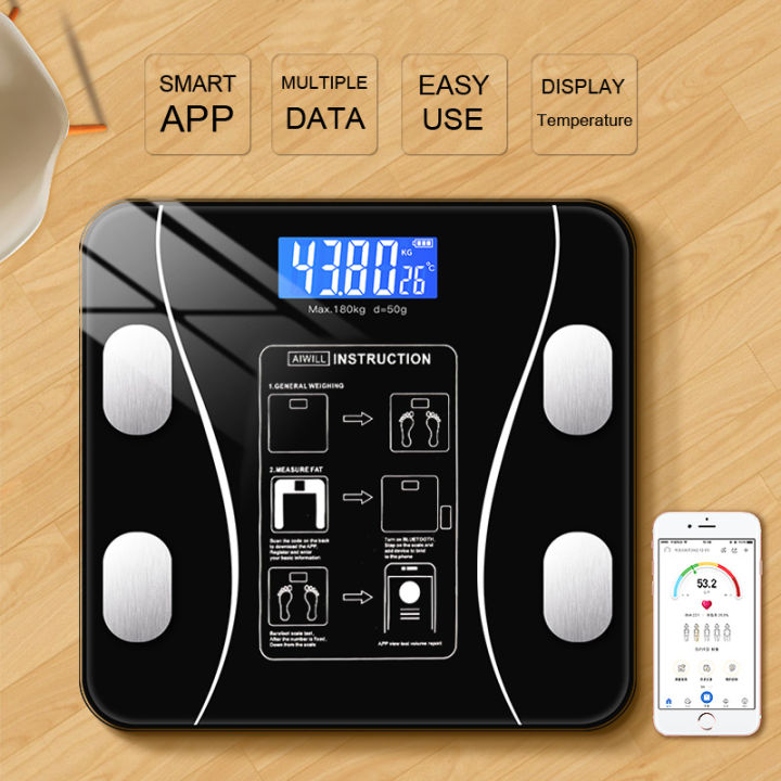 body-fat-scale-smart-wireless-digital-bathroom-weight-scale-body-composition-yzer-with-smartphone-app-bluetooth-compatible