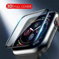 3D Full Cover Screen Protector For Apple Watch Series 7 6 5 4 SE 40 44mm 41 45mm Curved Edge Protective Film For 3 2 1 38 42mm Cables