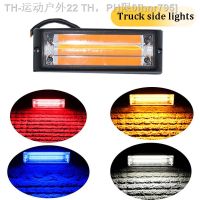 【CW】๑  12V 24V Truck Side COB Strobe Emergency Warning Hazard Flash Lamp Grille Bar for Car Trailer Pickup