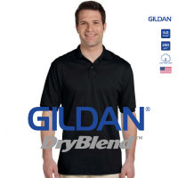 GILDAN® ดรายเบลนด์ เสื้อโปโล - ดำ 36C