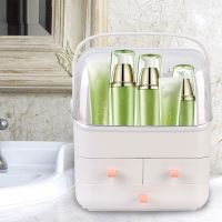 【YD】 Plastic Storage Skincare Jewelry and Dustproof Makeup Organizer Transparent