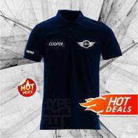 ใหม่ Mini Cooper S โลโก้ Polo เสื้อยืด220GSM แขนสั้นคลังสินค้าพร้อม