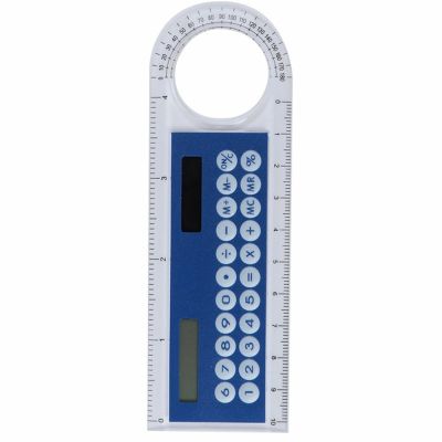 1pcs Solar Mini Calculator Magnifier Multifunction 10cm Ultra-thin Ruler Calculadora School Office Supplies 5 Colors Calculators