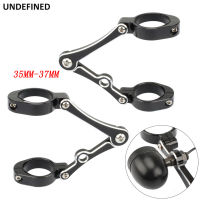 Motorcycle Headlight Bracket Mount Clamp 35mm-37mm Fork Tube Holder For Harley Dyna Chopper Bobber Cafe Racer Universal Black