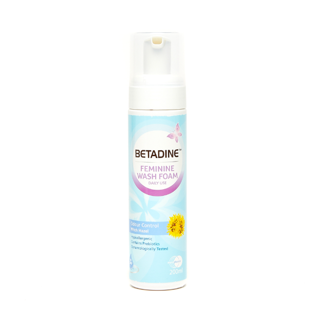 BETADINE Feminine Foam Wash Odor Control Witch Hazel 200 ml | Lazada PH