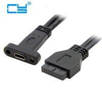 【HOT】 Circuit Desk USB ชนิด C การขยายตัวกรอบหลัง20pin เมนบอร์ดส่วนหัวเป็น USB แปลงสายอะแดปเตอร์3.1