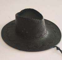 3 Different New Vintage Leather Western Cowboy Hats for Men and Women Wide Brim Fathers Birthday Gift (58-60cm).