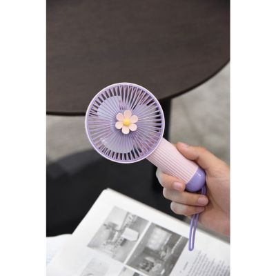 YASE YS-2268 พัดลมพกพา  พกพาสะดวก เปิดได้ 3 ระดับ พัดลมตั้งโต๊ะ พัดลมมือถือ SIMPLE HAND-HELD FAN