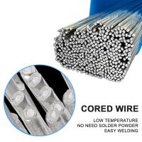 Universal Low Temperature Easy Melt Aluminum Welding Rod Cored Wire Rod Solder No Need Solder Powder Weld Bar for Propane Torch